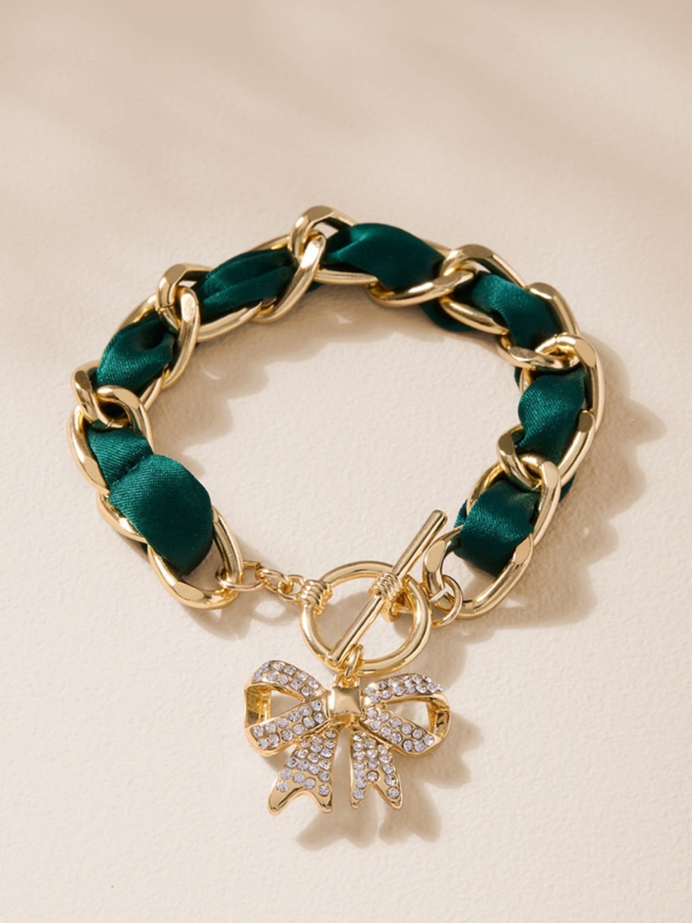 Francesca’s Laura Pave Curb Chain Bracelet